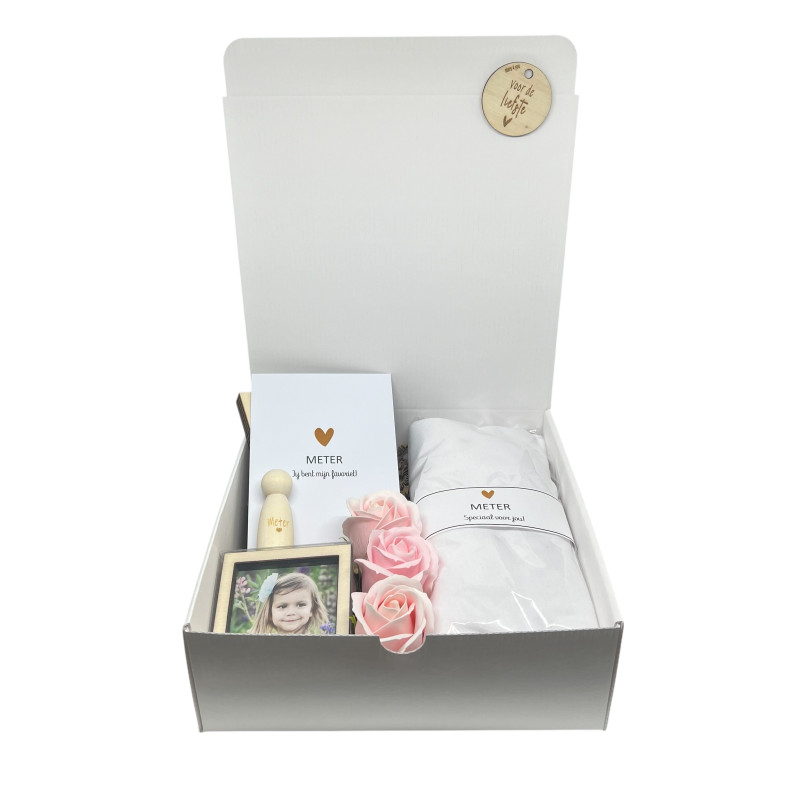 copy of Geschenkbox "Wil jij mijn Meter worden?" - roze