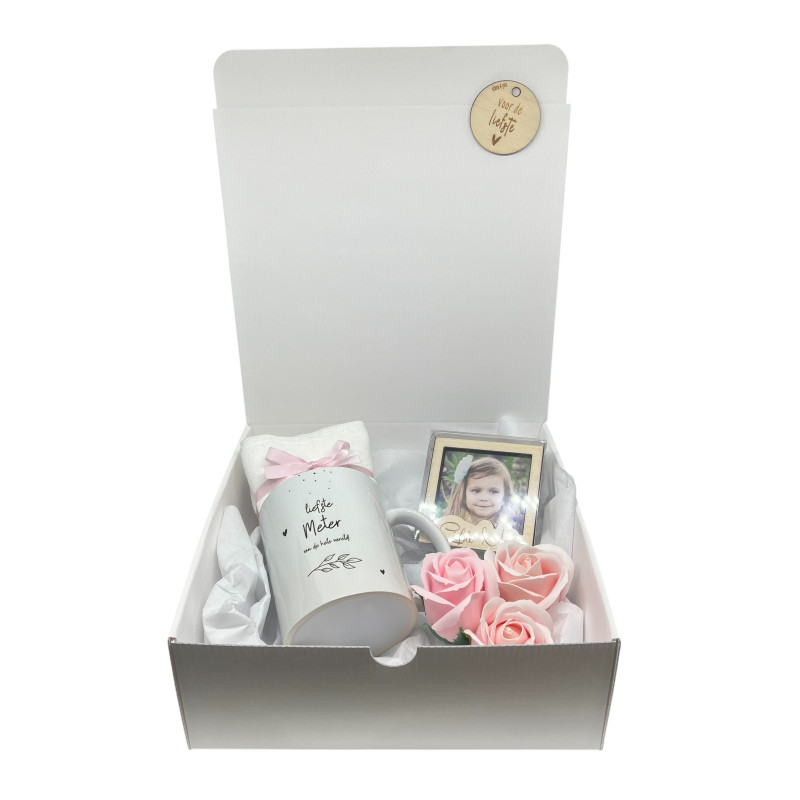 copy of Geschenkbox liefste meter - hartje- paars