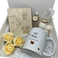 Geschenkbox Meter - hartje - rood