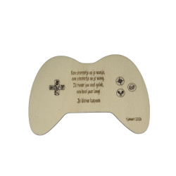 Houten nieuwjaarsbrief -...
