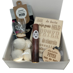 Geschenkbox liefste Peter - HELD - sokken