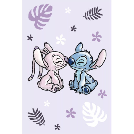 Disney Stitch - fleecedeken paars