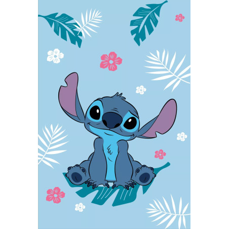 Disney Stitch - fleecedeken blauw