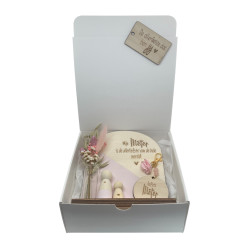 Geschenkbox Meter - houten poppetjes
