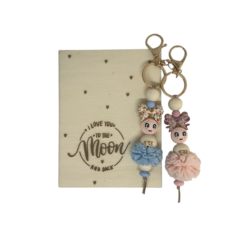 Sleutelhanger liefste Meter - popje