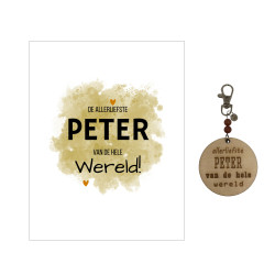 Sleutelhanger liefste peter