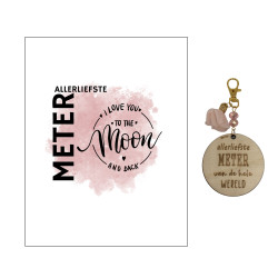 Sleutelhanger liefste meter...