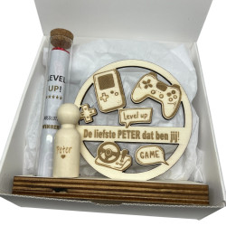 copy of Geschenkbox voetjes - Peter - blauw