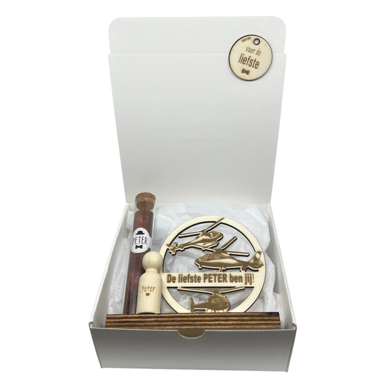 copy of Geschenkbox voetjes - Peter - blauw