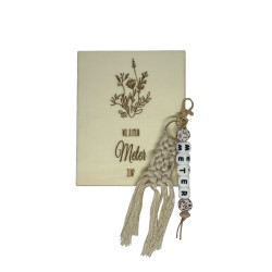 Sleutelhanger voetjes - roze