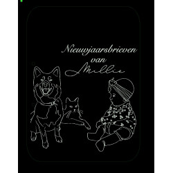 copy of Sleutelhanger JUF | zeester | blauw