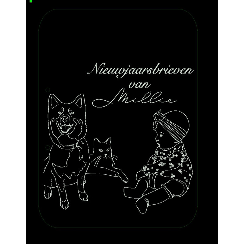 copy of Sleutelhanger JUF | zeester | blauw