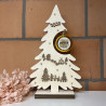 Houten Boom + kerstbal