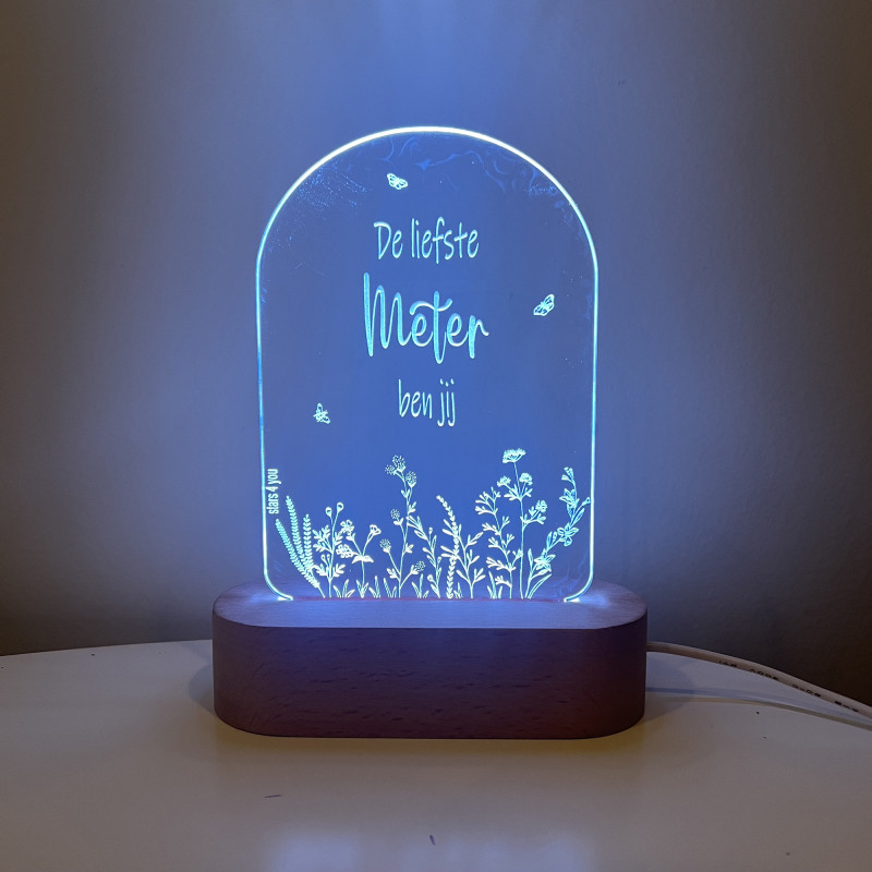 LED lamp - liefste Meter - bloemen