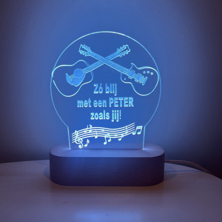 LED lamp - liefste Peter - gitaar