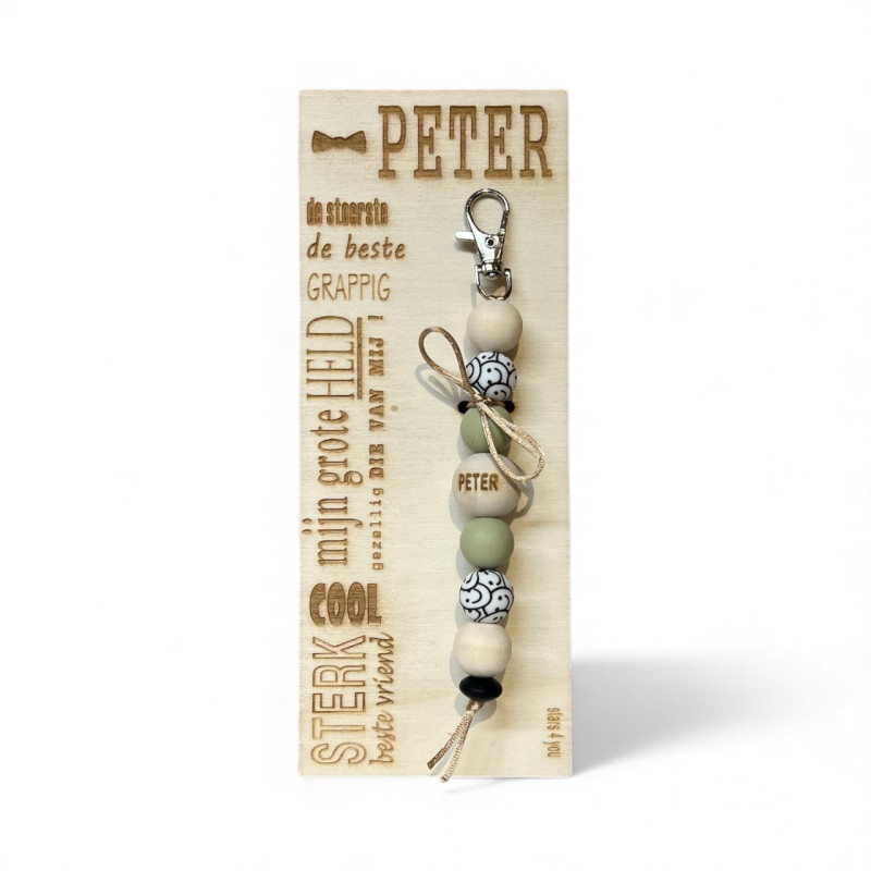 Sleutelhanger liefste peter smiley