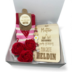 Geschenkbox Meter - heldin - zwart