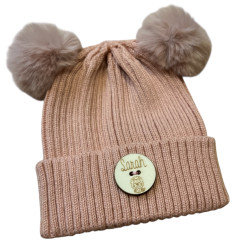 Muts - naam - pompom kind