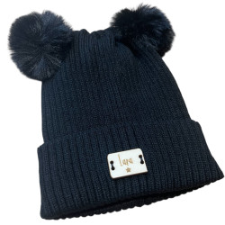 Muts - naam - pompom kind