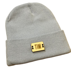 copy of Sleutelhanger en tekstbord "Wil jij mijn meter worden?" - wit