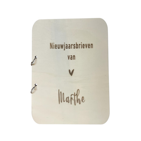 Verzamelmap nieuwjaarsbrieven hartje