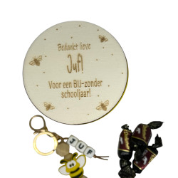 Blik chokotoffs JUF - Bij-zonder