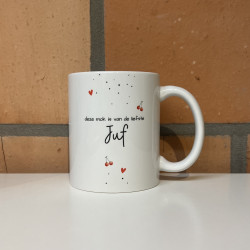 Mok juf - diverse designs