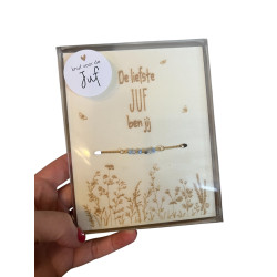 Geschenkbox JUF - handje - groen