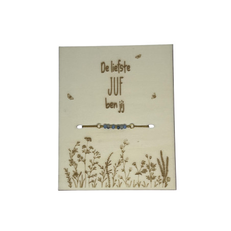 Armband JUF - 3 kleuren