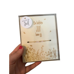 Geschenkbox JUF - handje - groen