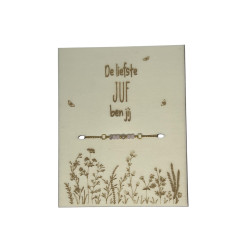 Armband JUF - 3 kleuren