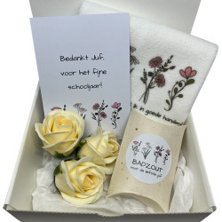 Geschenkbox Juf badzout