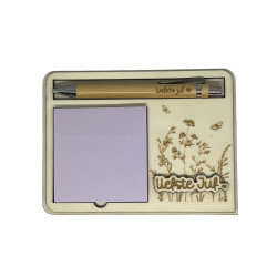 copy of Tekstbord JUF | bloem | blauw