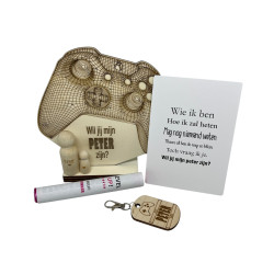 copy of Geschenkbox gsm-houder - Peter - okergeel-grijs
