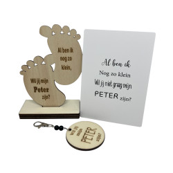 Geschenkbox voetjes - Peter...
