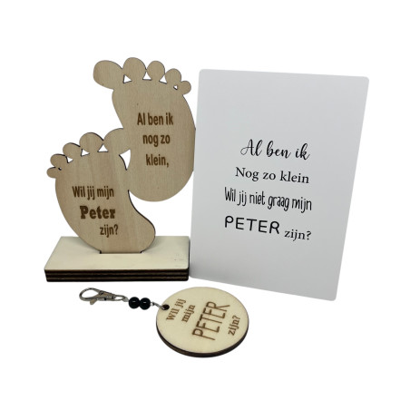 Geschenkdoosje voetjes - Peter