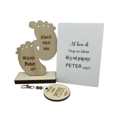 Geschenkdoosje voetjes - Peter