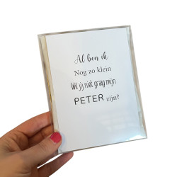 Geschenkdoosje romper - Peter