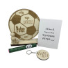 Geschenkbox voetbal - Peter - zwart