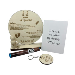 Geschenkbox sigaar - Peter - geel