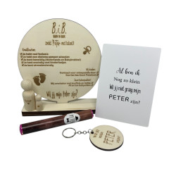 Geschenkbox sigaar - Peter - geel