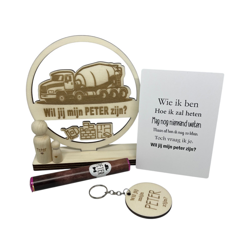 copy of Geschenkbox voetjes - Peter - blauw