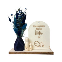 copy of Geschenkbox "Wil jij mijn Meter worden?" - roze