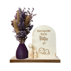 copy of Geschenkbox "Wil jij mijn Meter worden?" - roze