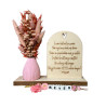 Geschenkbox Wil je mijn meter worden vaasje droogbloemen keuze rap klaar