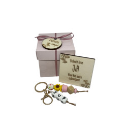 Cadeaudoosje juf bloemen