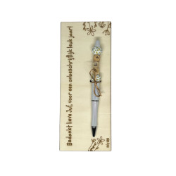 copy of Sleutelhanger JUF | zeester | blauw