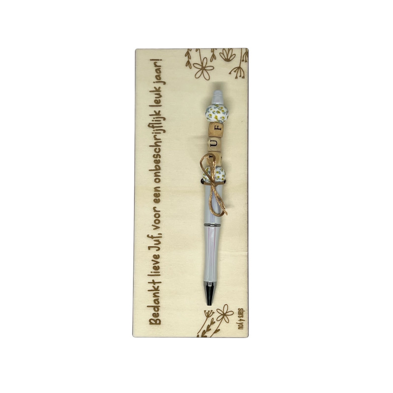 Kralenpen JUF | bloemen