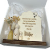 Peg doll - bloem - geschenkbox