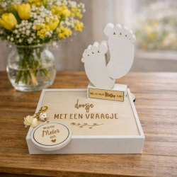 Cadeaudoosje Wil jij mijn METER zijn? 3D voetjes